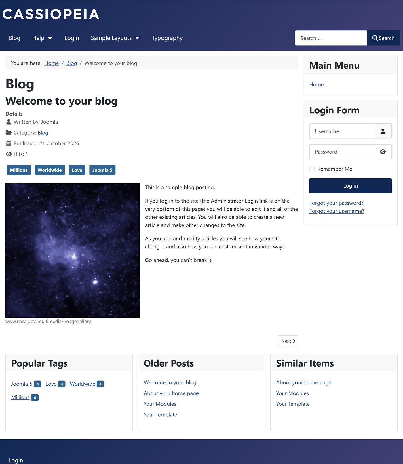 Joomla 5.0: Beitrag