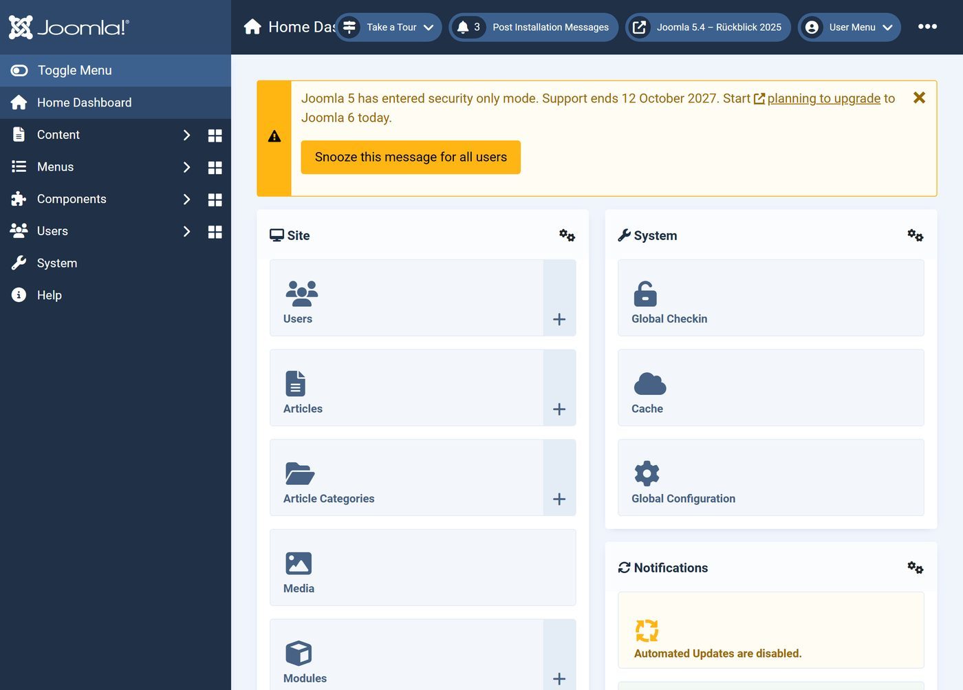 Joomla 5.4.