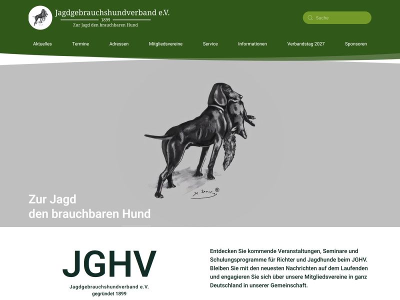 Startseite von jghv.de